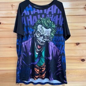 DC Batman Joker HaHaHa Polyester Graphic T-Shirt XXL